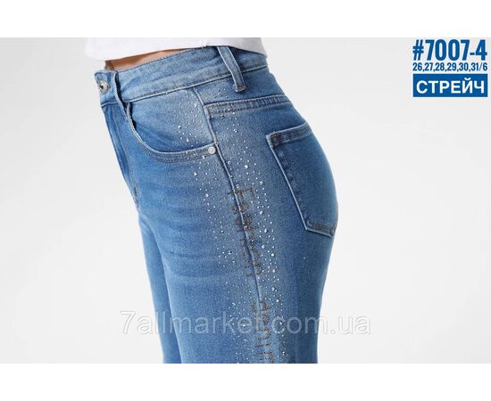 Фотография Женские удлиненные шорты со стразами размерный ряд 26,27,28,29,30,31 "PARTNERS" недорого от прямого поставщика, изображение 3