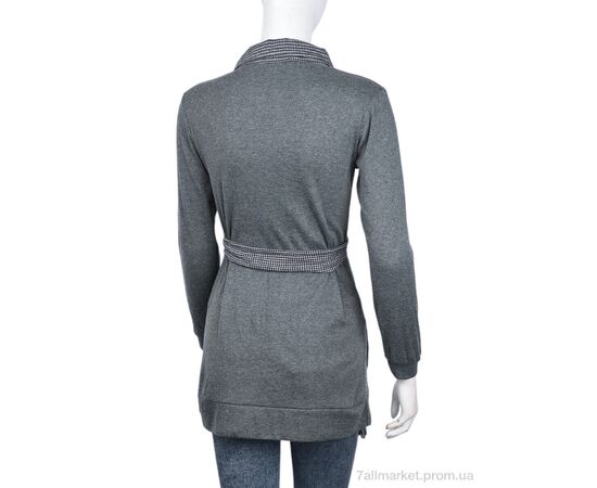 Кофта жіноча Весна/осінь B041-6 grey (10523) (4 шт. р.сіткаL) "Obuvok" недорого оптом від прямого постачальника, зображення 2