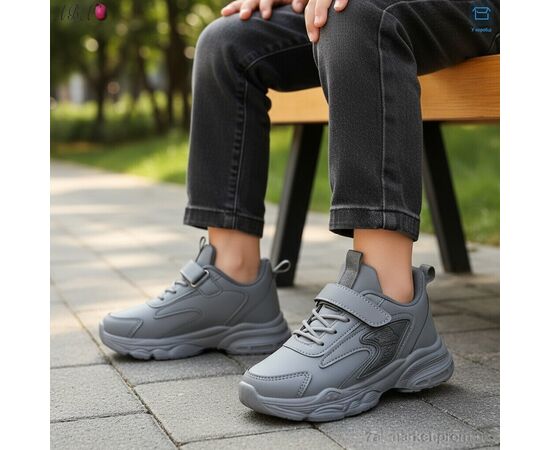 Фотография Кроссовки детские модные Весна/осень 5-75-3 (6 пар р.26-31) "Aba" недорого оптом от прямого поставщика, изображение 2