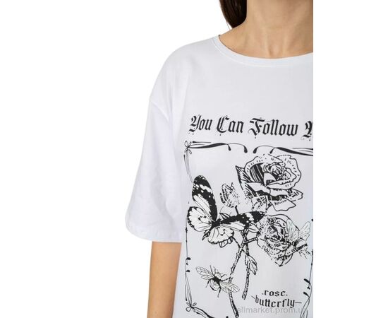 Футболка жіноча Літо 2009 білий (4 шт. р.сіткаL-XL) "Massmag" недорого оптом від прямого постачальника, зображення 2