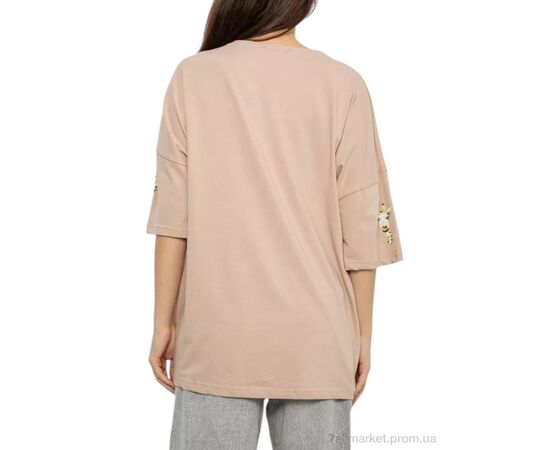 Футболка жіноча Літо 2012 бежевий (4 шт. р.сіткаL-XL) "Massmag" недорого оптом від прямого постачальника, зображення 2