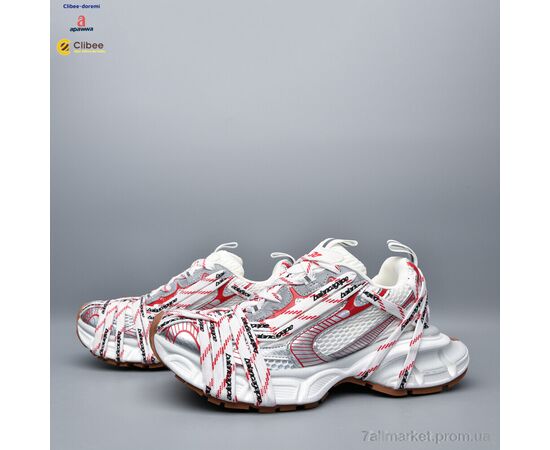 Фотография Кроссовки женские модные Весна/осень AD5266-1 white-red (5 пар р.36-40) "Clibee-Doremi" недорого оптом от прямого поставщика, изображение 2