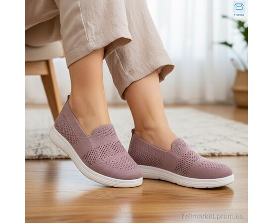 Сліпони жіночі тканинні Літо 2502-6 (8 пар р.37-42) "Kulada-UCSS-MD" недорого оптом від прямого постачальника, зображення 2