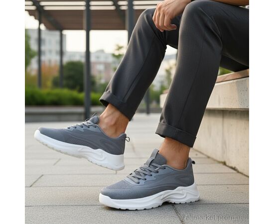 Кросівки чоловічі модні Весна/осінь 2602-2 (8 пар р.40-45) "Kulada-UCSS-MD" недорого оптом від прямого постачальника, зображення 3