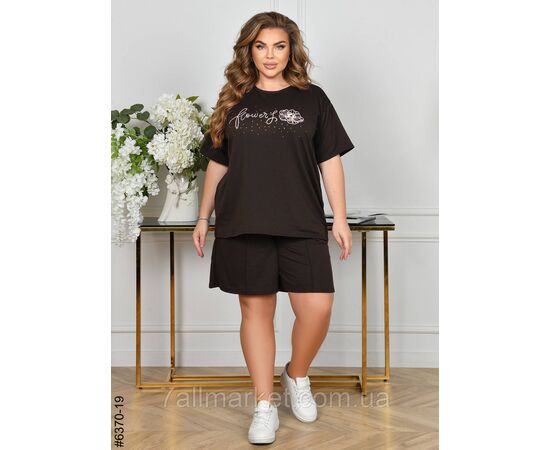 Фотография Спортивний костюм жіночий двонитка батал 54,56,58 (5цв) "NOWEMBER" недорого от прямого поставщика, изображение 2