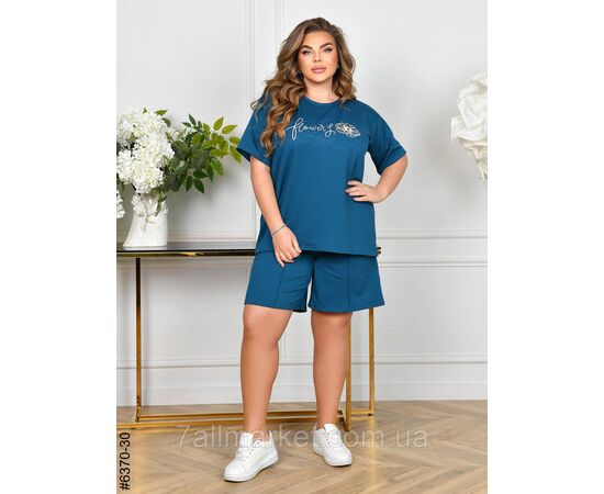 Фотография Спортивний костюм жіночий двонитка батал 54,56,58 (5цв) "NOWEMBER" недорого от прямого поставщика, изображение 4