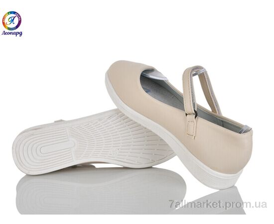 Балетки дитячі на дівчинку Весна/осінь 193-7 (8 пар р.32-37) "Леопард" недорого оптом від прямого постачальника, зображення 2