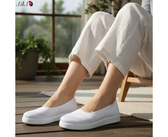 Балетки жіночі зручні Літо 5863-1-1 (8 пар р.36-41) "Aba" недорого оптом від прямого постачальника, зображення 2