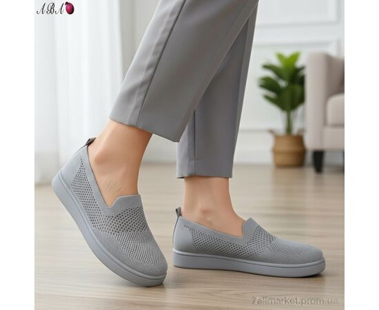 Сліпони жіночі тканинні Літо 5864-1-5 (8 пар р.36-41) "Aba" недорого оптом від прямого постачальника, зображення 2