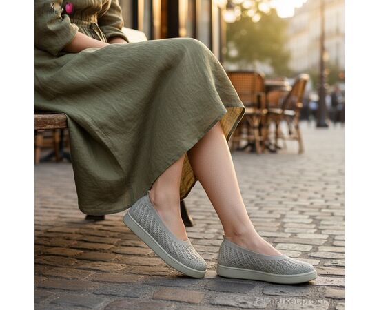 Балетки жіночі зручні Літо B5862-1-3 (8 пар р.40-43) "Aba" недорого оптом від прямого постачальника, зображення 2