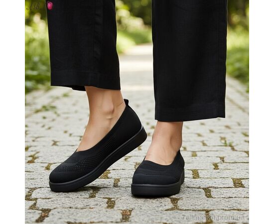 Балетки жіночі зручні Літо B5863-1 (8 пар р.40-43) "Aba" недорого оптом від прямого постачальника, зображення 3