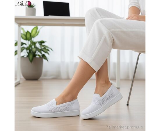 Фотография Слипоны женские тканевые Лето B5864-1-1 (8 пар р.40-43) "Aba" недорого оптом от прямого поставщика, изображение 2