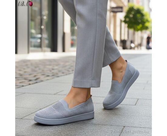 Фотография Слипоны женские тканевые Лето B5864-1-5 (8 пар р.40-43) "Aba" недорого оптом от прямого поставщика, изображение 2