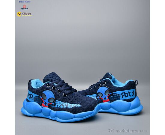 Фотография Кроссовки детские модные Весна/осень AC908-2 blue-blue (6 пар р.26-31) "Clibee-Doremi" недорого оптом от прямого поставщика, изображение 2