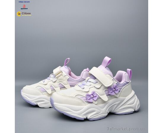 Фотография Кроссовки детские модные Весна/осень AN605 purple (6 пар р.27-32) "Clibee-Doremi" недорого оптом от прямого поставщика, изображение 2
