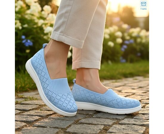 Сліпони жіночі тканинні Літо 2501-8 (8 пар р.37-42) "Kulada-UCSS-MD" недорого оптом від прямого постачальника, зображення 2