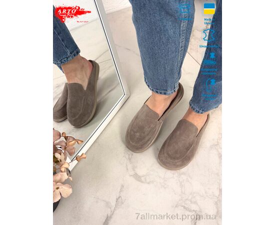 Фотография Шлепки женские облегченные Лето 124 кофе з. (8 пар р.36-41) "ARTO" недорого оптом от прямого поставщика, изображение 3