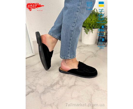 Фотография Шлепки женские облегченные Лето 170 чорний з. (8 пар р.36-41) "ARTO" недорого оптом от прямого поставщика, изображение 2