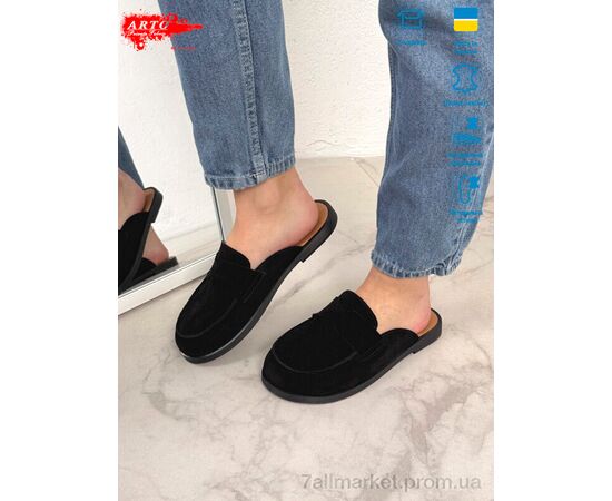 Фотография Шлепки женские облегченные Лето 170 чорний з. (8 пар р.36-41) "ARTO" недорого оптом от прямого поставщика, изображение 3