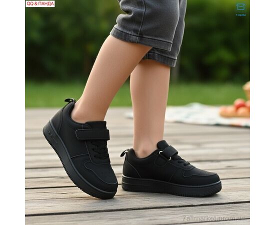 Фотография Кроссовки детские модные Весна/осень 5-77-1 (6 пар р.26-31) "QQ&Панда" недорого оптом от прямого поставщика, изображение 2