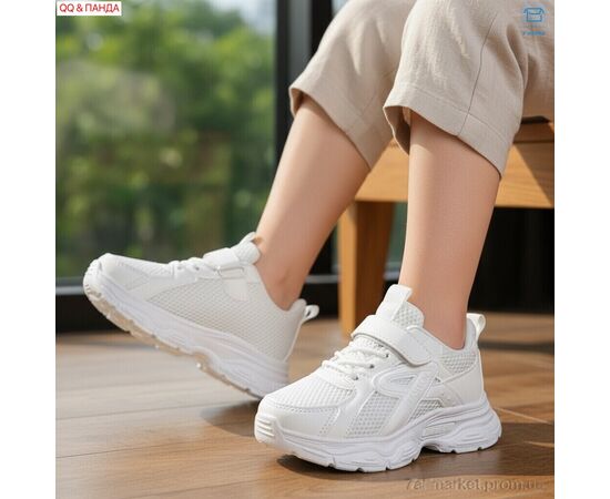 Фотография Кроссовки детские модные Весна/осень 5-71-5 (6 пар р.26-31) "QQ&Панда" недорого оптом от прямого поставщика, изображение 2