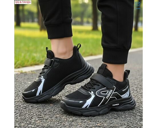 Фотография Кроссовки детские модные Весна/осень 5-72-1 (6 пар р.32-37) "QQ&Панда" недорого оптом от прямого поставщика, изображение 2