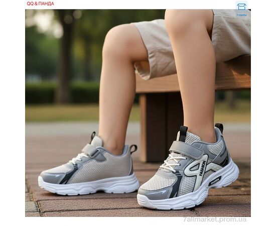 Фотография Кроссовки детские модные Весна/осень 5-72-2 (6 пар р.32-37) "QQ&Панда" недорого оптом от прямого поставщика, изображение 2