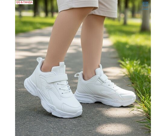 Фотография Кроссовки детские модные Весна/осень 5-76-2 (6 пар р.32-37) "QQ&Панда" недорого оптом от прямого поставщика, изображение 2