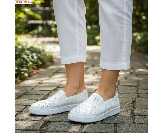 Фотография Слипоны женские тканевые Лето B5861-1-1 (8 пар р.40-43) "QQ&Панда" недорого оптом от прямого поставщика, изображение 2