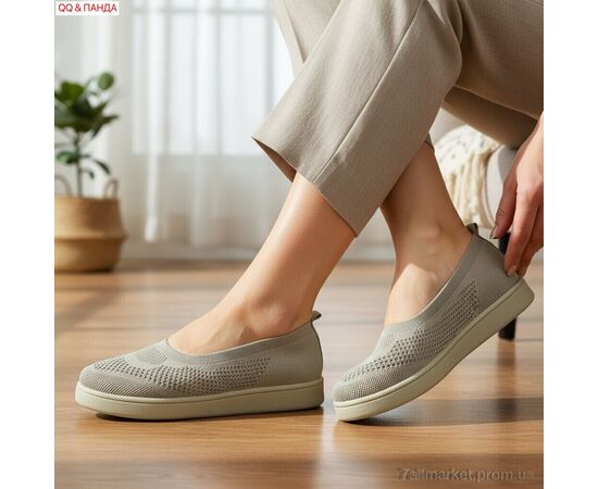 Фотография Балетки женские удобные Лето 5863-1-3 (8 пар р.36-41) "QQ&Панда" недорого оптом от прямого поставщика, изображение 2