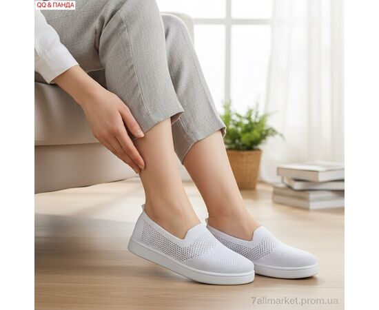 Фотография Слипоны женские тканевые Лето 5864-1-1 (8 пар р.36-41) "QQ&Панда" недорого оптом от прямого поставщика, изображение 2