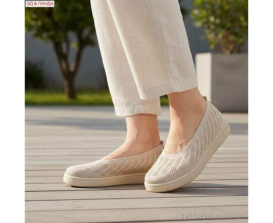 Фотография Балетки женские удобные Лето B5862-1-2 (8 пар р.40-43) "QQ&Панда" недорого оптом от прямого поставщика, изображение 2