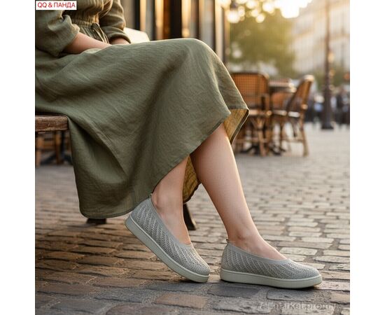 Фотография Балетки женские удобные Лето B5862-1-3 (8 пар р.40-43) "QQ&Панда" недорого оптом от прямого поставщика, изображение 2