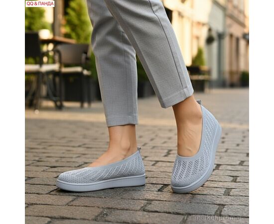 Фотография Балетки женские удобные Лето B5862-1-5 (8 пар р.40-43) "QQ&Панда" недорого оптом от прямого поставщика, изображение 2