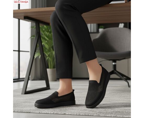 Фотография Слипоны женские тканевые Лето B5864-1 (8 пар р.40-43) "QQ&Панда" недорого оптом от прямого поставщика, изображение 2