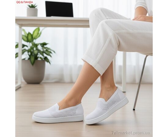 Фотография Слипоны женские тканевые Лето B5864-1-1 (8 пар р.40-43) "QQ&Панда" недорого оптом от прямого поставщика, изображение 2