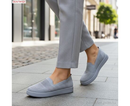 Фотография Слипоны женские тканевые Лето B5864-1-5 (8 пар р.40-43) "QQ&Панда" недорого оптом от прямого поставщика, изображение 2