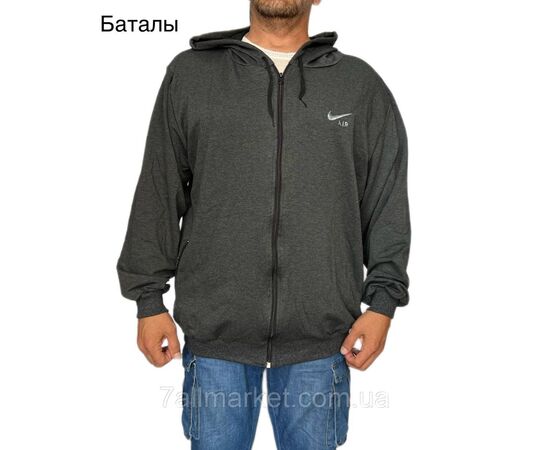 Кофта чоловіча спортивна на блискавці р-ри 56-64 (3кв)"STELLA" недорого від прямого постачальника, зображення 2