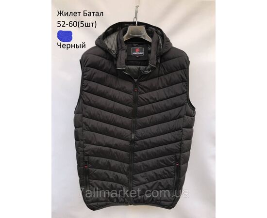Жилетка демісезонна чоловіча стьобана батал р-ри 52-60 (2кв) "NEW NOCE" недорого від прямого постачальника, зображення 2