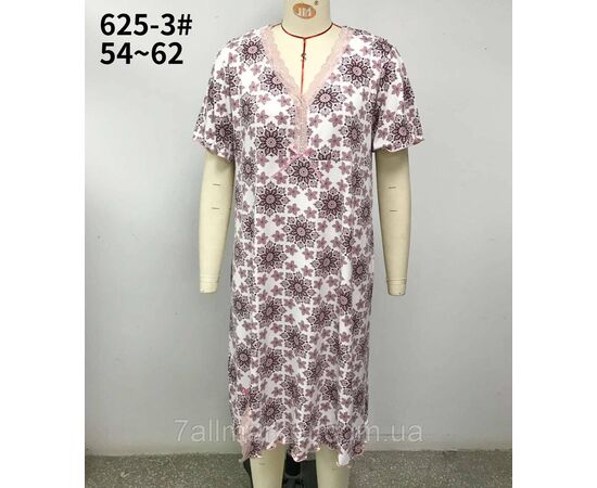 Фотография Ночная рубашка женская/батал размеры 54-62(3цв) "FLOWER" купить недорого от прямого поставщика, изображение 3