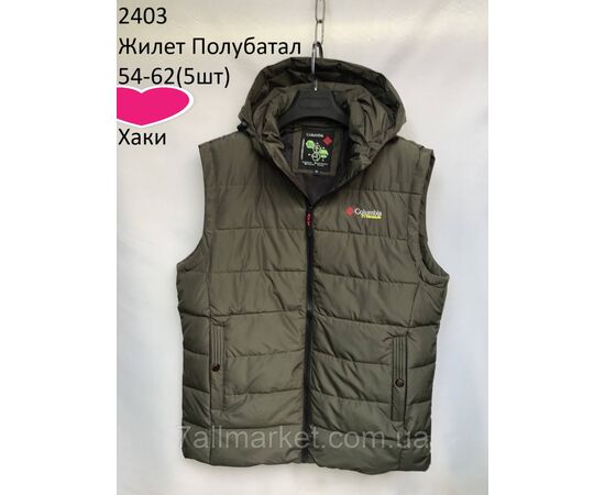 Жилетка демісезонна чоловіча COLUMBIA батал р-ри 54-62 (3кв) "NEW NOCE" купити недорого від прямого постачальника, зображення 3