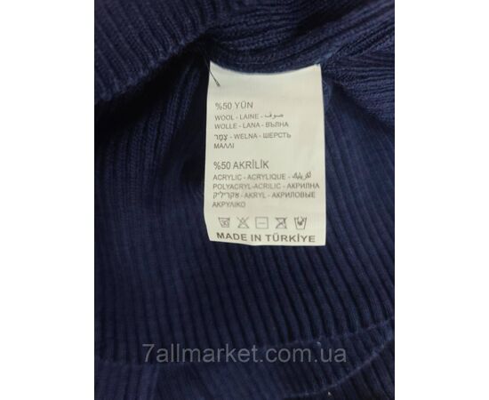 Гольф чоловічий вовняний стійка розмір M-XL (8 кв) "MODY" купити недорого від прямого постачальника, зображення 9