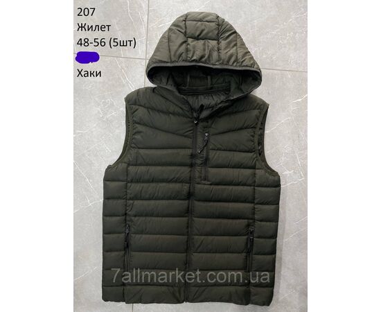 Жилетка демісезонна чоловіча стьобана р-ри 48-56 (3кв) "NEW NOCE" купити недорого від прямого постачальника, зображення 3