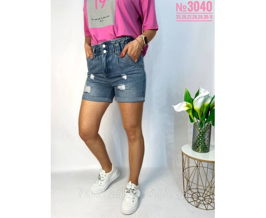 Фотография ШОРТИ ЛІТНІ З ПОЯСОМ НА РЕЗИНЦІ РОЗМІР 25,26,27,28,29,30 "PARTNERS" недорого от прямого поставщика, изображение 2