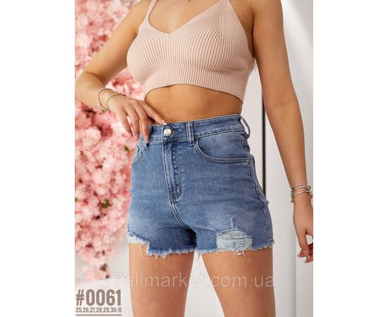 Фотография Женские рванные шорты размерный ряд 25,26,27,28,29,30 "PARTNERS" недорого от прямого поставщика, изображение 4