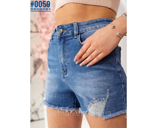 Фотография Женские рванные шорты размерный ряд 25,26,27,28,29,30 "PARTNERS" недорого от прямого поставщика, изображение 3