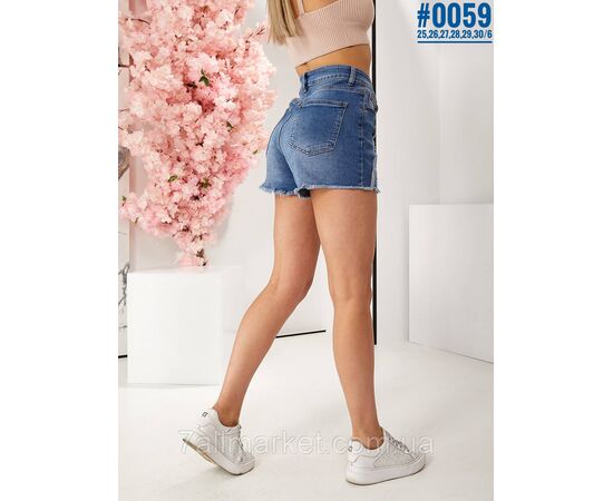 Фотография Женские рванные шорты размерный ряд 25,26,27,28,29,30 "PARTNERS" недорого от прямого поставщика, изображение 4