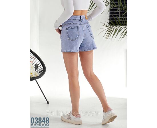 Фотография Стрейчевые джинсовые шорты размерный ряд 25,26,27,28,29,30 "PARTNERS" недорого от прямого поставщика, изображение 4
