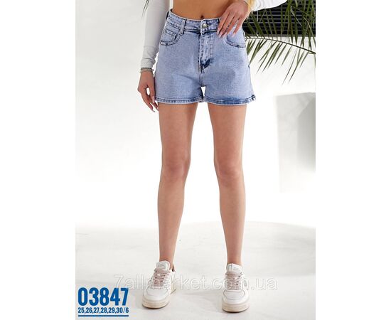 Фотография Стрейчевые джинсовые шорты размерный ряд 25,26,27,28,29,30 "PARTNERS" недорого от прямого поставщика, изображение 2