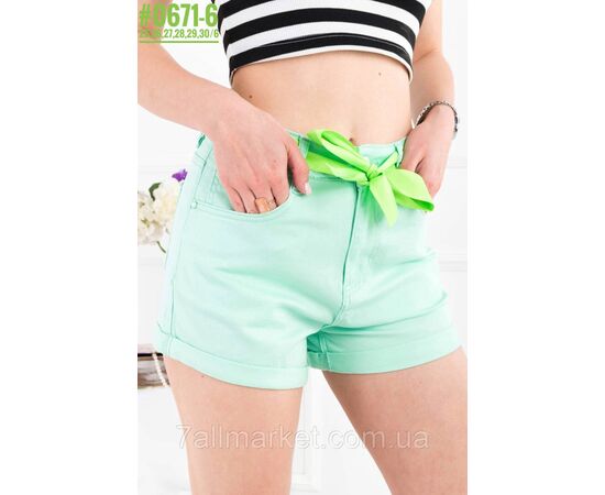 Фотография Стрейчевые джинсовые шорты размерный ряд 25,26,27,28,29,30 "PARTNERS" недорого от прямого поставщика, изображение 3